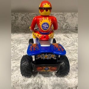 Ringling Brothers And Barnum  Bailey Circus Friction Toy Stunt Bike ATV QUAD